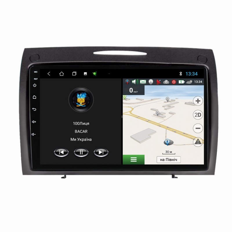 Штатна магнітола для Mercedes R171 SLK 200 SLK300 SLK350 SLK 280 2000-2011 з Android-функціями