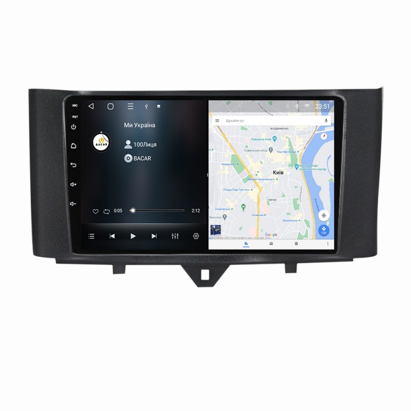 Штатна магнітола для Mercedes Smart Fortwo 2 2010-2015 з Android-функціями