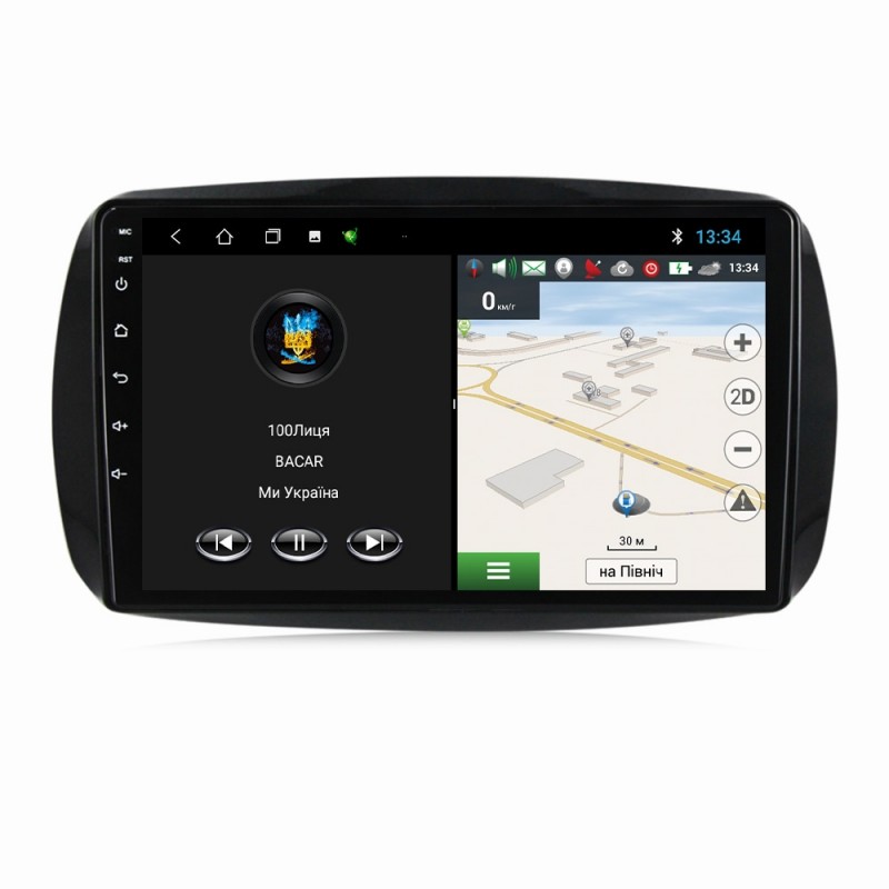 Штатна магнітола для Mercedes Smart Fortwo 3 2014-2020 з Android-функціями