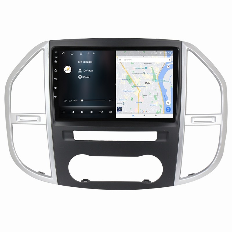 Штатна магнітола для Mercedes Vito W447 2014-2020 з Android-функціями