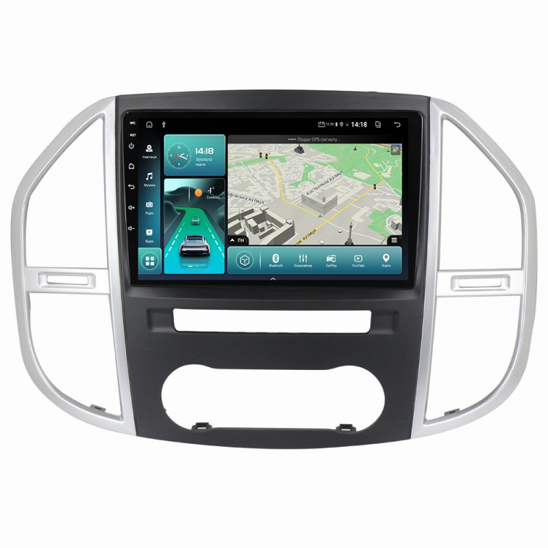 Штатна магнітола для Mercedes Vito W447 2014-2020 з Android-функціями