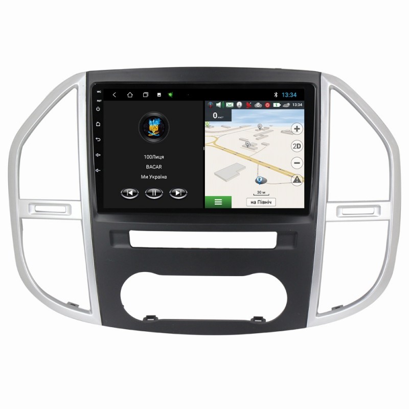 Штатна магнітола для Mercedes Vito W447 2014-2020 з Android-функціями