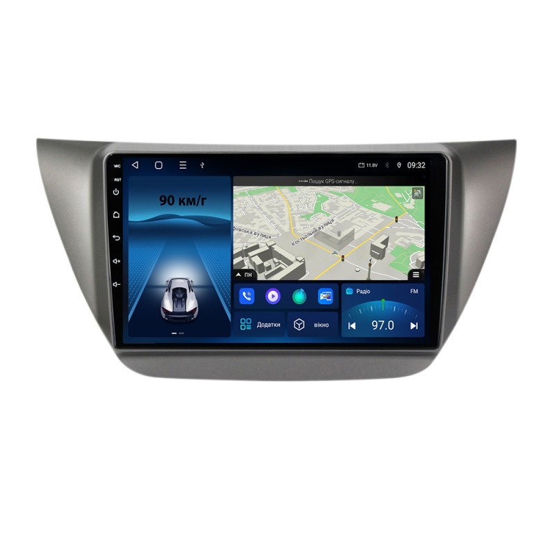 Штатна магнітола для Mitsubishi Lancer 9 2000-2010 з Android-функціями