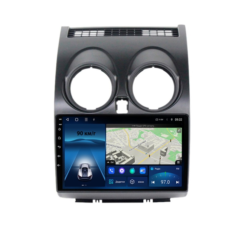 Штатна магнітола для Nissan Qashqai 2006-2013 з Android-функціями