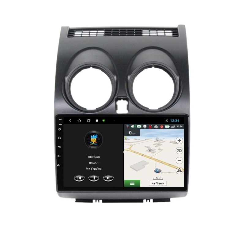 Штатна магнітола для Nissan Qashqai 2006-2013 з Android-функціями