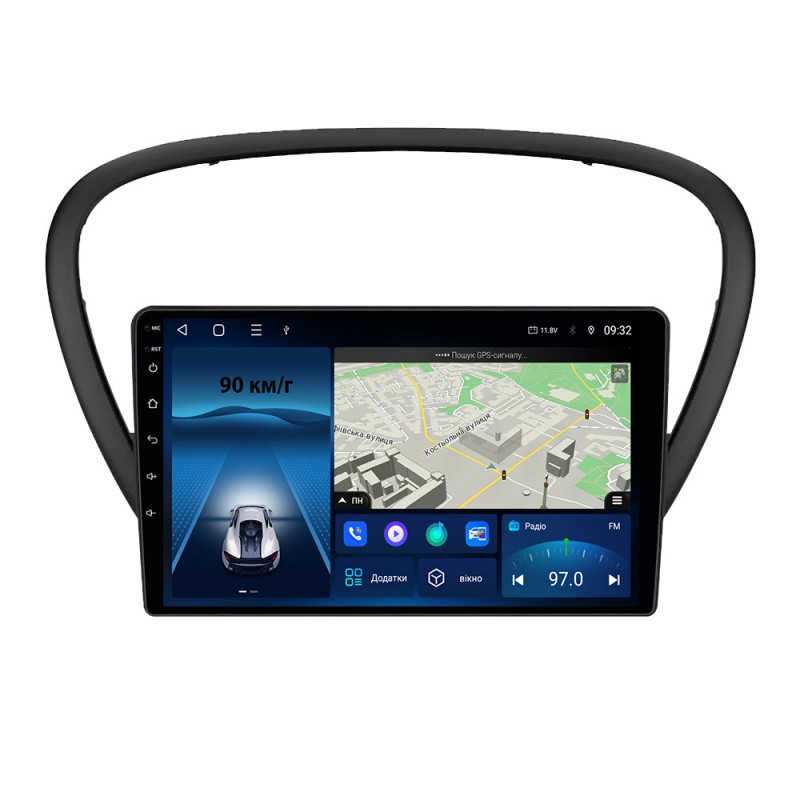 Штатна магнітола для Peugeot 607 2004-2010 з Android-функціями