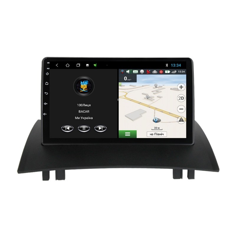 Штатна магнітола для Renault Megane 2 2002-2009 з Android-функціями