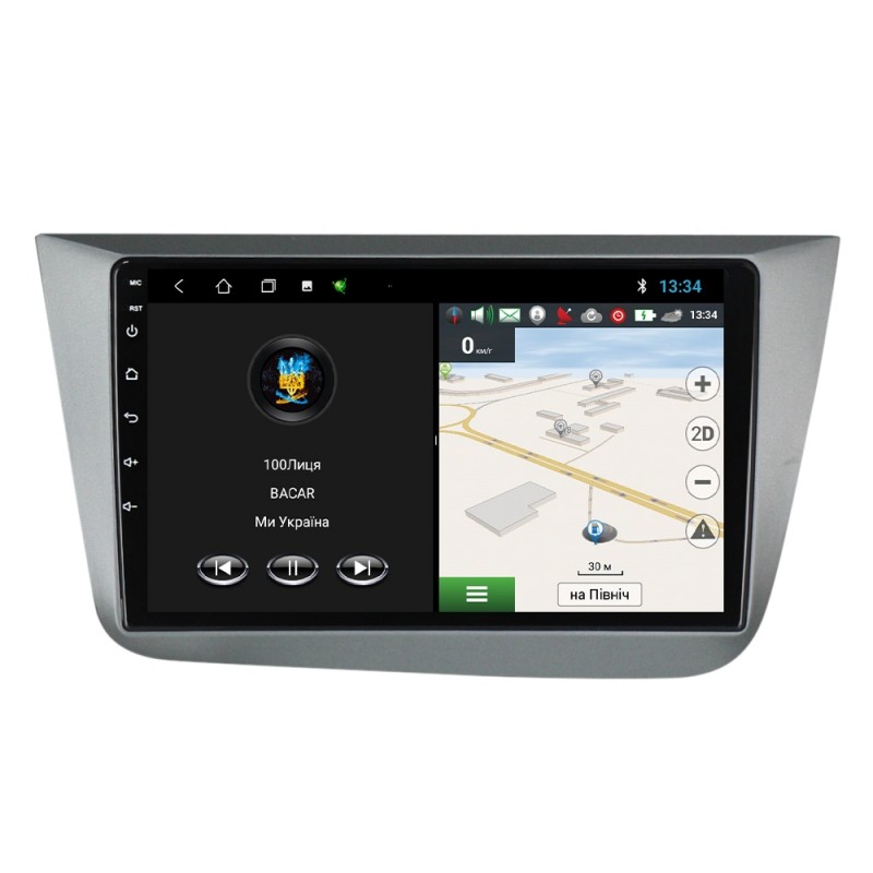 Штатна магнітола для Seat Altea 5P 2004-2015 з Android-функціями