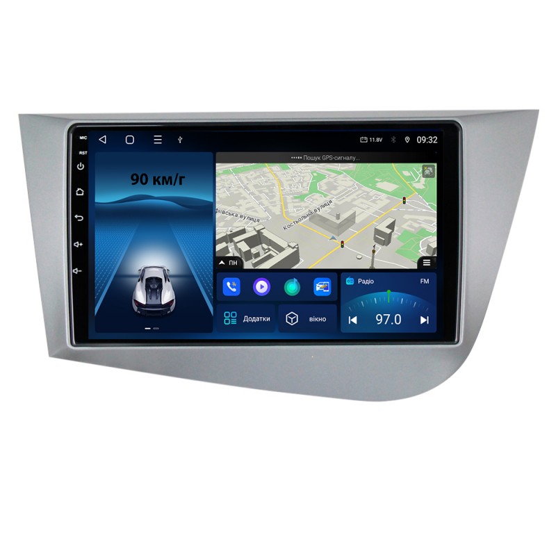 Штатна магнітола для Seat Leon 2 2005-2012 з Android-функціями
