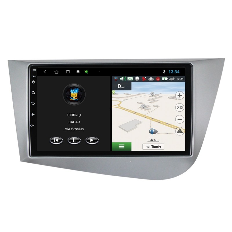 Штатна магнітола для Seat Leon 2 2005-2012 з Android-функціями