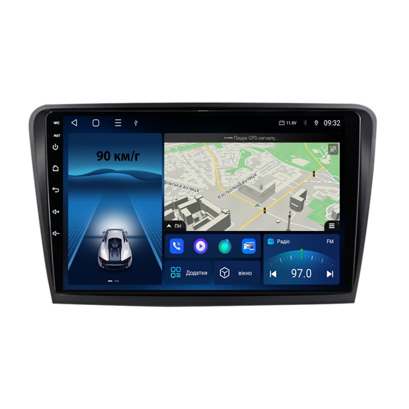 Штатна магнітола для Skoda SuperB 2008-2015 з Android-функціями