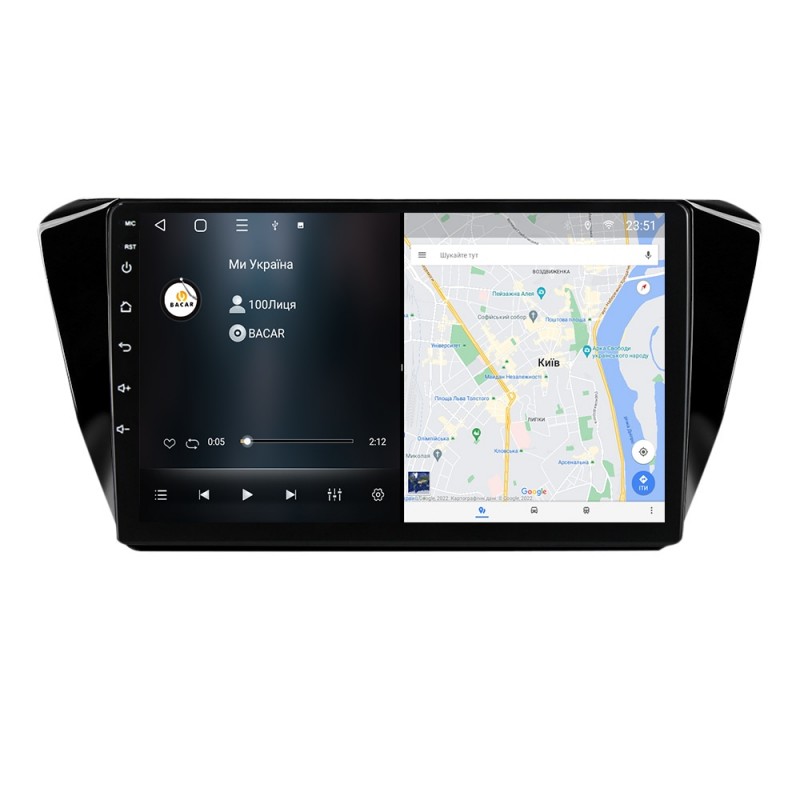 Штатна магнітола для Skoda SuperB 3 2015-2019 з Android-функціями