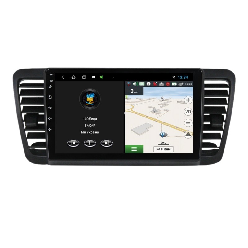 Штатна магнітола для Subaru Outback 3 Legacy 4 2003-2009 з Android-функціями