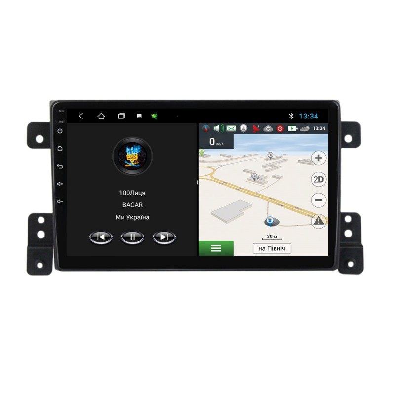 Штатна магнітола для Suzuki Grand Vitara 2005-2015 з Android-функціями