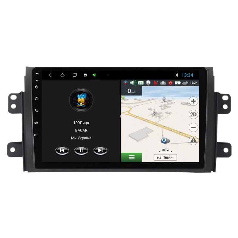 Штатна магнітола для Suzuki SX4 2006-2014 з Android-функціями