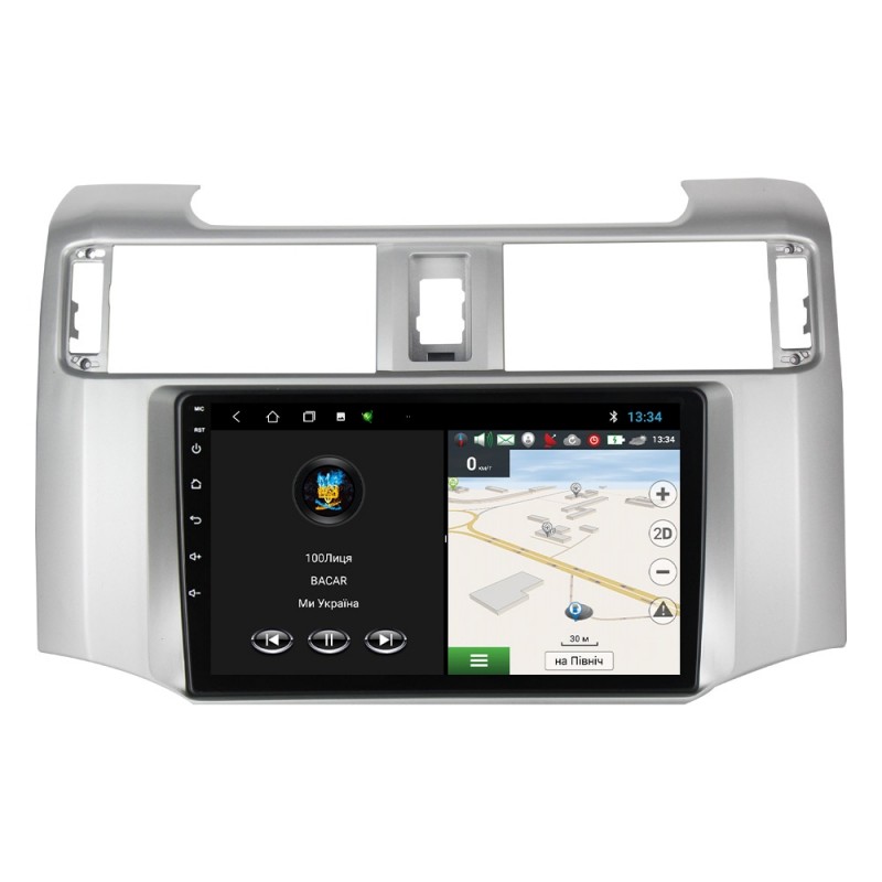 Штатна магнітола для Toyota 4Runner 2009-2020 з Android-функціями