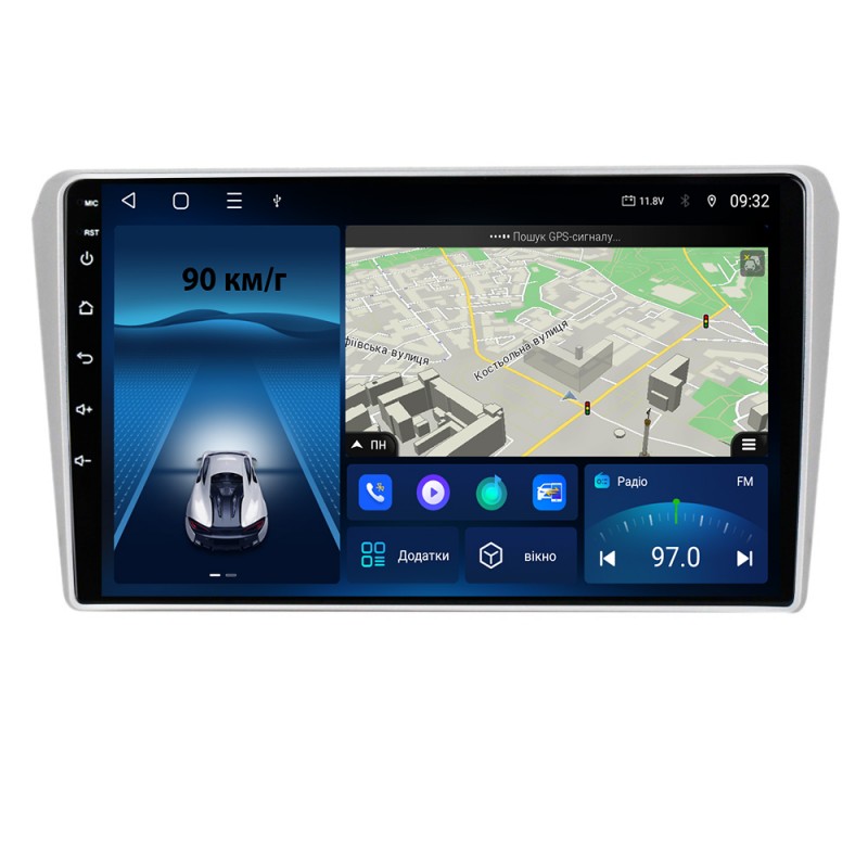 Штатна магнітола для Toyota Avensis T250 2 II 2003-2009 з Android-функціями