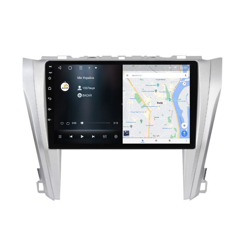 Штатна магнітола для Toyota Camry 50 55 2014-2017 з Android-функціями