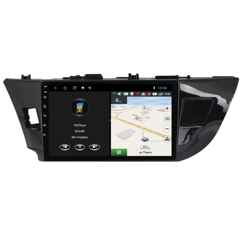 Штатна магнітола для Toyota Corolla 2013-2017 з Android-функціями