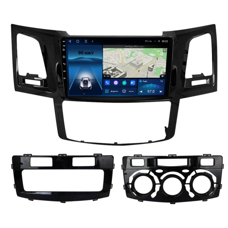 Штатна магнітола для Toyota Fortuner 1 Hilux 2008-2014 з Android-функціями