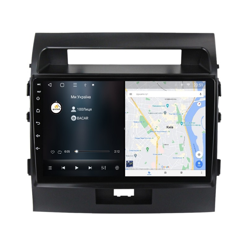 Штатна магнітола для Toyota Land Cruiser 200 2007-2015 з Android-функціями