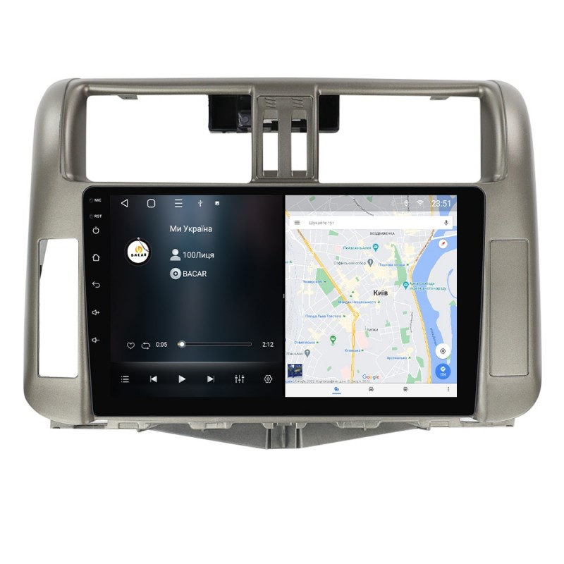 Штатна магнітола для Toyota Land Cruiser Prado 2009-2013 з Android-функціями