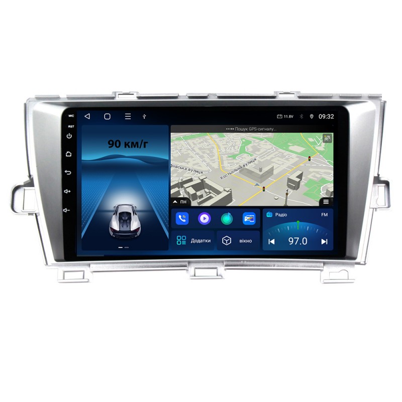 Штатна магнітола для Toyota Prius 2009-2015 з Android-функціями