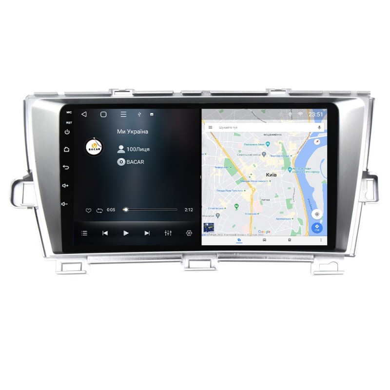 Штатна магнітола для Toyota Prius 2009-2015 з Android-функціями