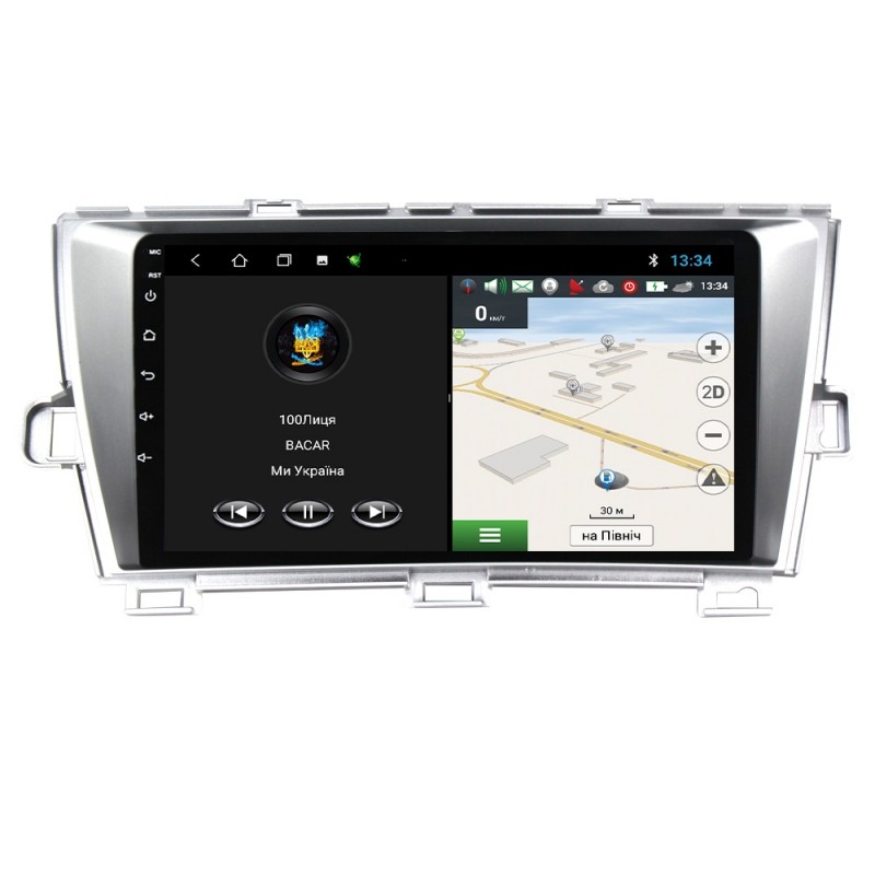 Штатна магнітола для Toyota Prius 2009-2015 з Android-функціями
