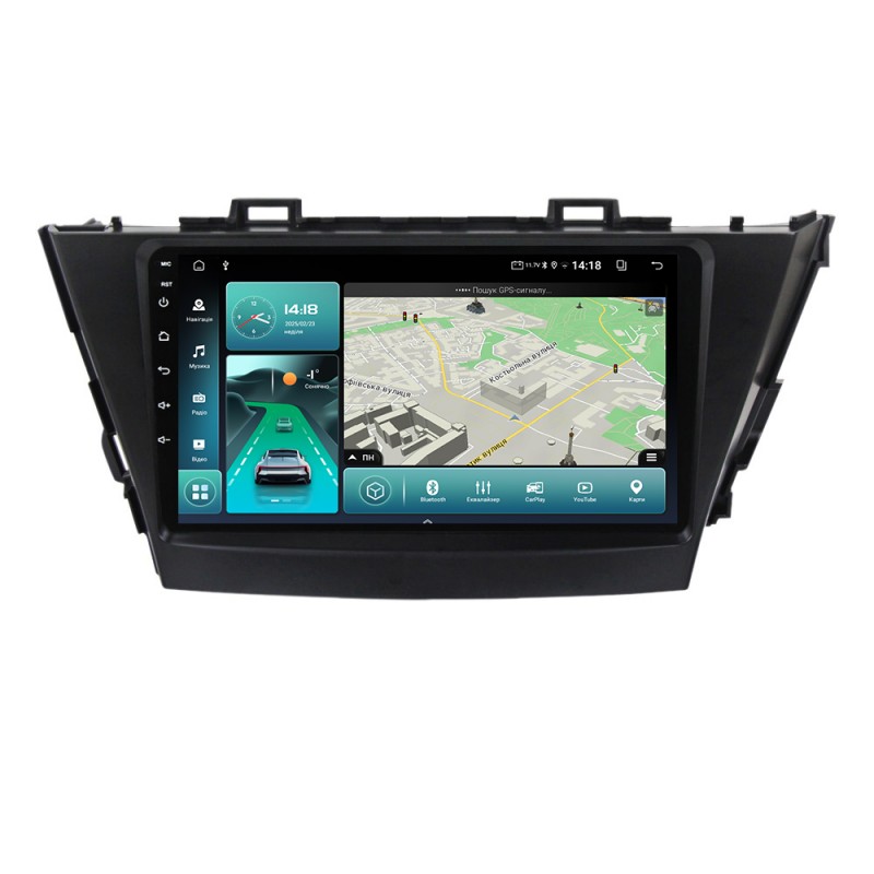 Штатна магнітола для Toyota Prius Plus V Alpha 2012-2017 з Android-функціями
