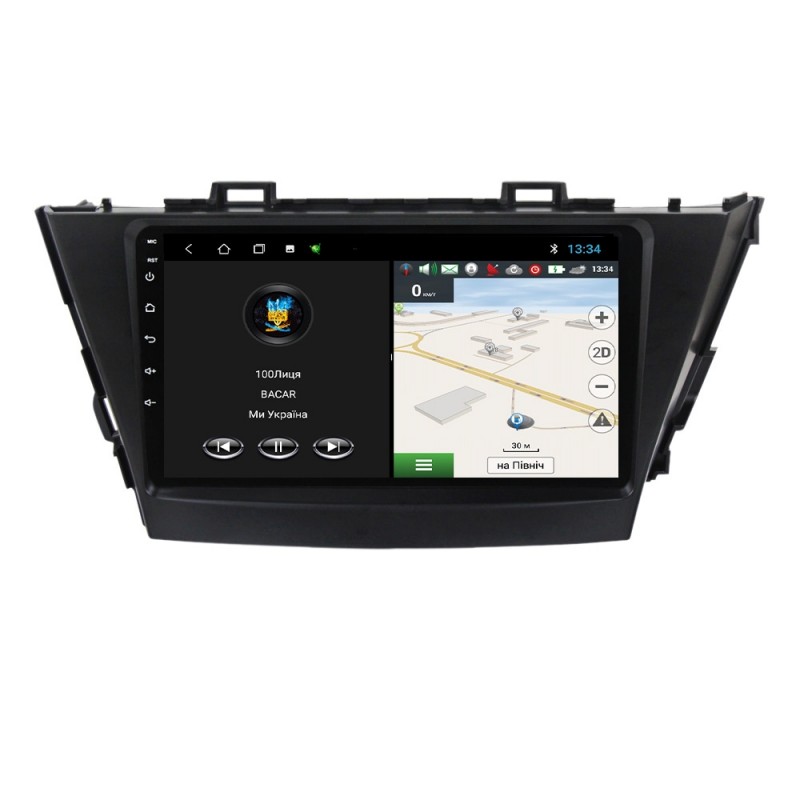 Штатна магнітола для Toyota Prius Plus V Alpha 2012-2017 з Android-функціями