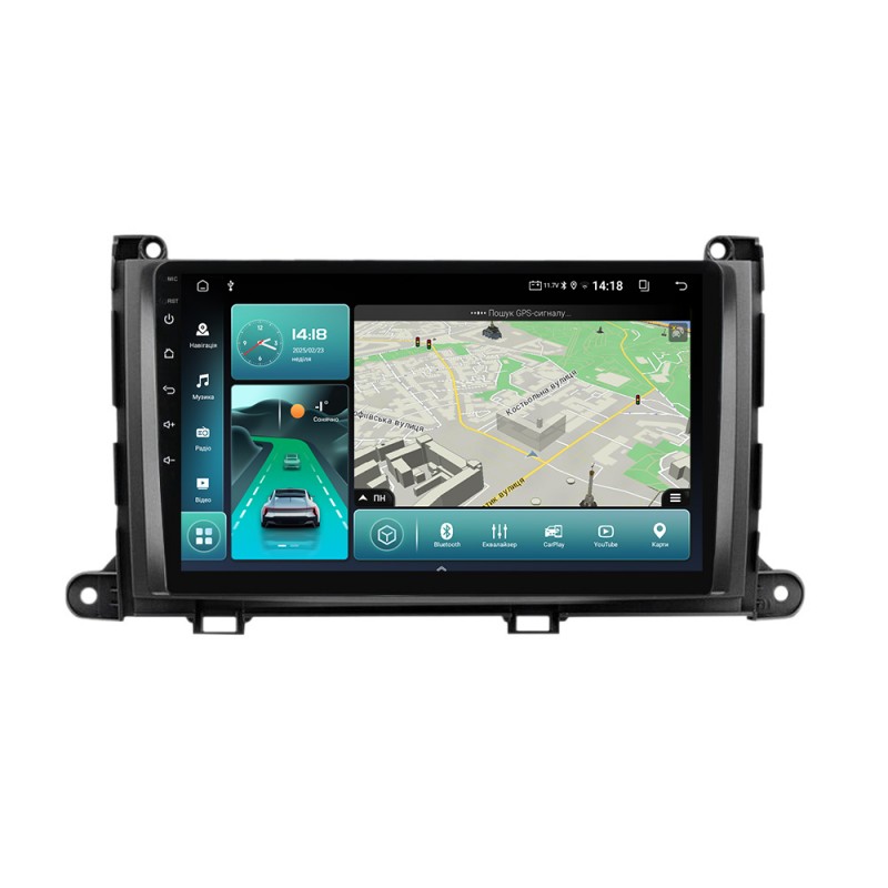 Штатна магнітола для Toyota Sienna 2010-2014 з Android-функціями