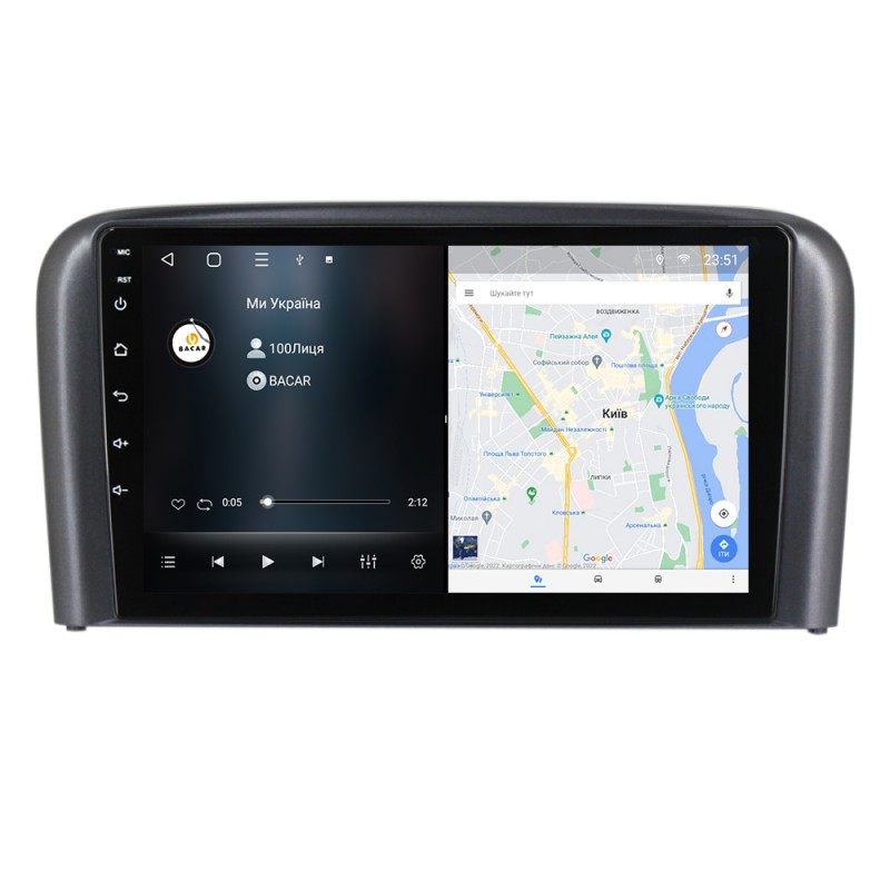 Штатна магнітола для Volvo S80 1998-2006 з Android-функціями