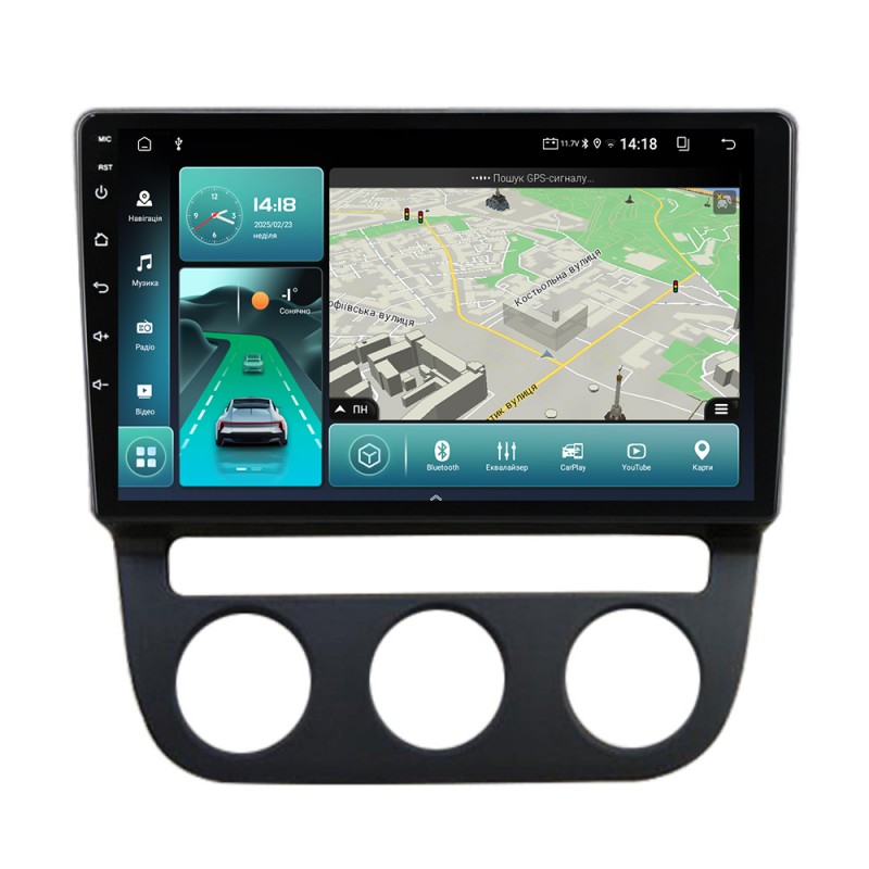 Штатна магнітола для VW Jetta 5 2005-2010 з Android-функціями