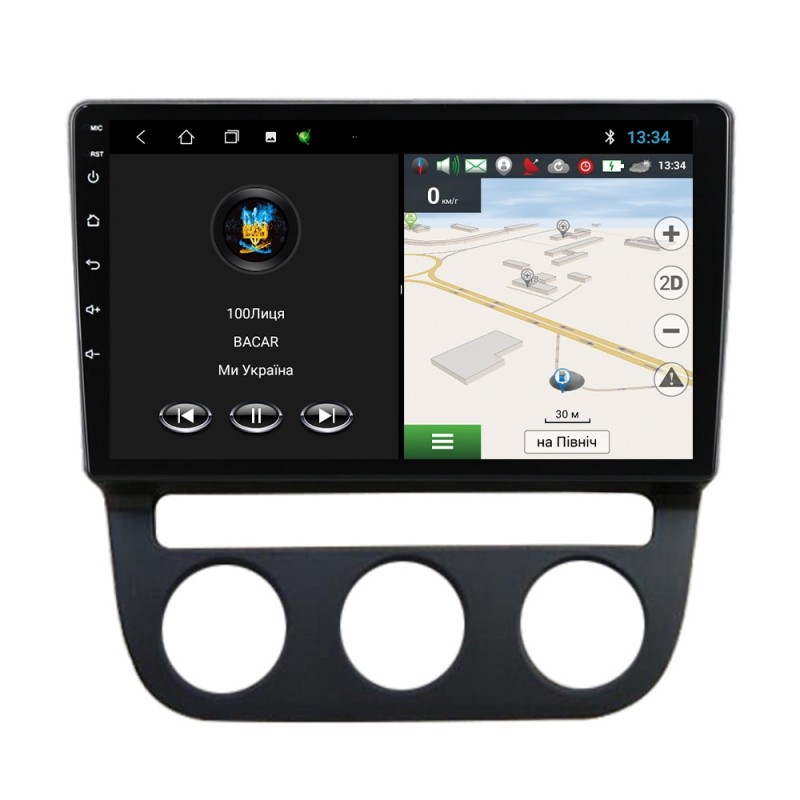 Штатна магнітола для VW Jetta 5 2005-2010 з Android-функціями