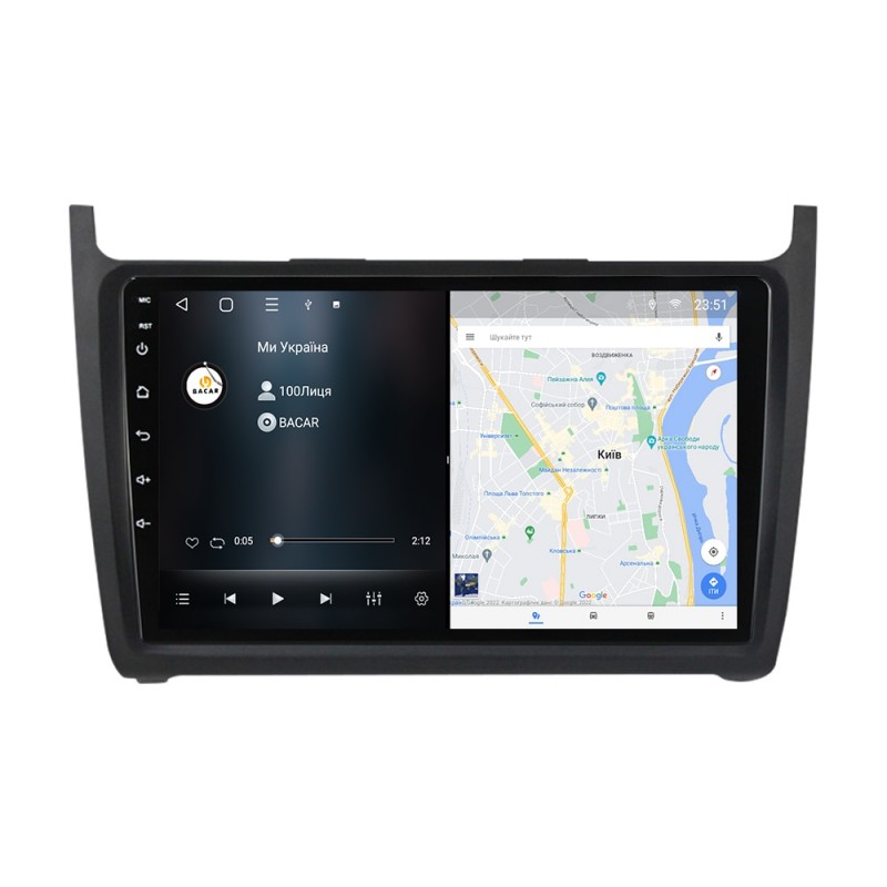 Штатна магнітола для VW Polo 2008-2015 з Android-функціями