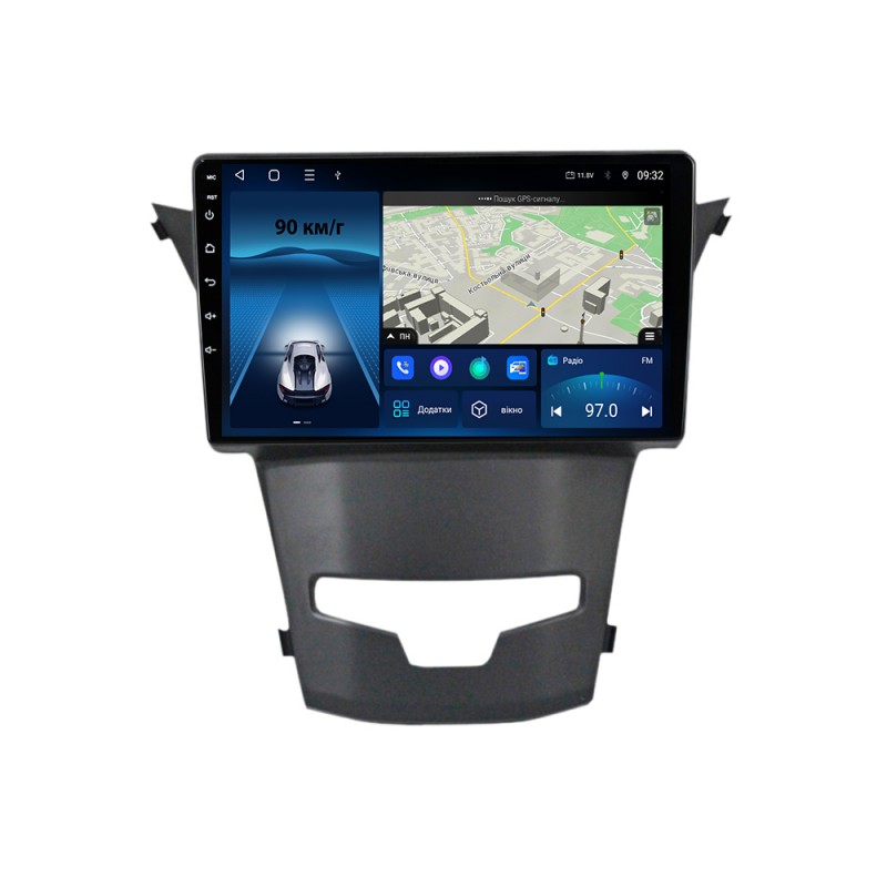 Штатна магнітола для SsangYong Korando 3 Actyon 2 2013-2017 з Android-функціями